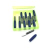 VEDA 25 Degree 0.1mm Silver Carbide Milling Cutter Round Bottom