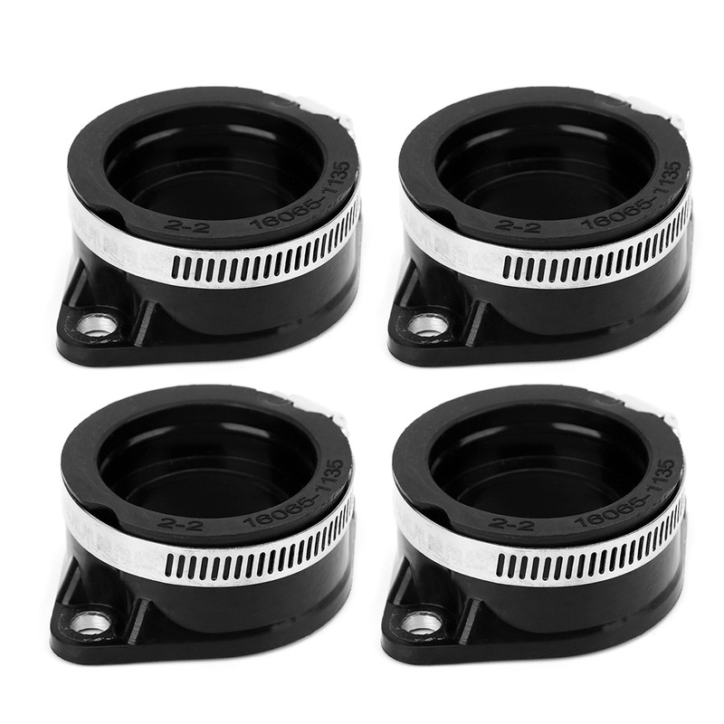 4Pcs/Set Caburetor Intake Manifold Boots Carb Holder Fit For Kawasaki