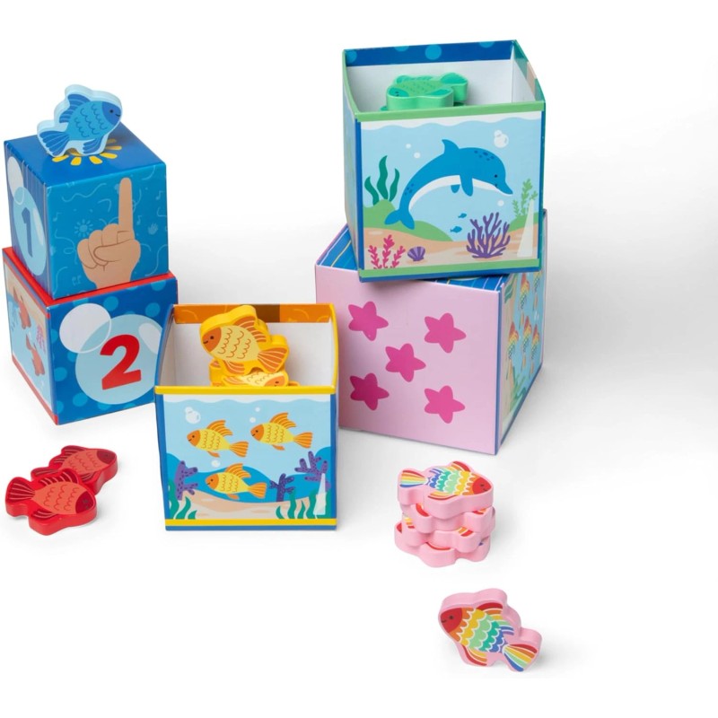 Melissa & Doug Ms. Rachel Sort and Count Nesting and