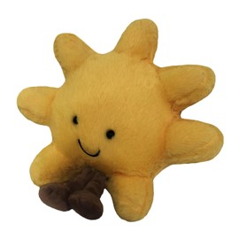 New Moon Sunshine Plush Toy Cute Smile Fun Filled Animal Pillow Soft Plush Toy for Children's Birthday Gift (B)