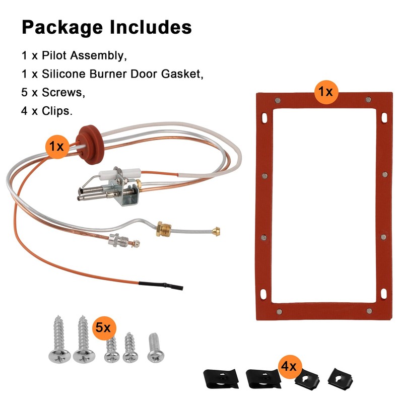 Pilot and Igniter Assembly Replacement Kit SP20075 SP20305A for Natural