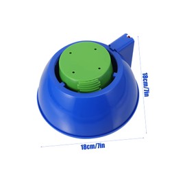 CAXUSD Floating Pool Chemical Dispenser with Temperature Gauge Durable Applicator for Swimming Pools Bathtubs Fish Tanks Lightweight Portable