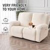 Genina Recliner Loveseat Cover Stretch Couch Covers Sofa slipcover for
