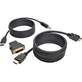 Tripp Lite 6ft HDMI DVI USB KVM Cable Kit USB A/B Keyboard Video Mouse 6' (P782-006-DH)