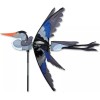 Premier Designs 30" GREAT BLUE HERON WhirliGig Wind Spinner by