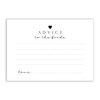 The Little Party Company Advice to the Bride Cards A6,