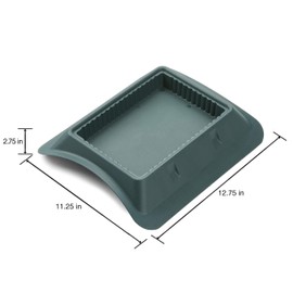 FloraCraft Plastic Floral Casket Saddle 2.75 Inch x 11.25 Inch x 12.75 Inch Green