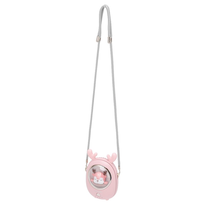 Portable Neck Fan Cute Pet Multifunction 3 Speeds Low Noise