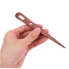 NUOBESTY Craft Tools 4pcs Knitting Needles Set Wooden Punch Needle