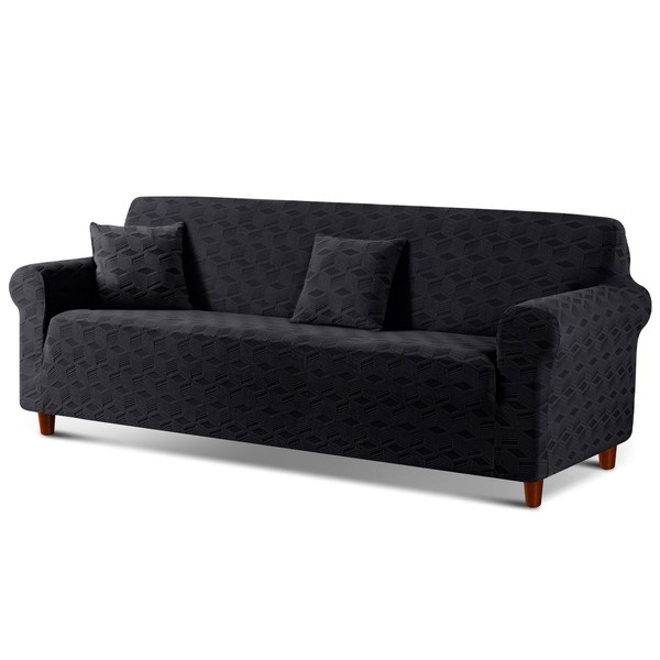 TAOCOCO 4 Seater Sofa Slipcover, 1Piece Soft Fitted Oversized Couch