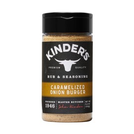 KINDER'S Caramelized Onion Burger Seasoning Blend, 5.4 oz, Elevates Burgers