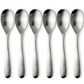 Nagao NT-5 Dinner Spoon, Set of 6, Stainless Steel, Made in Japan