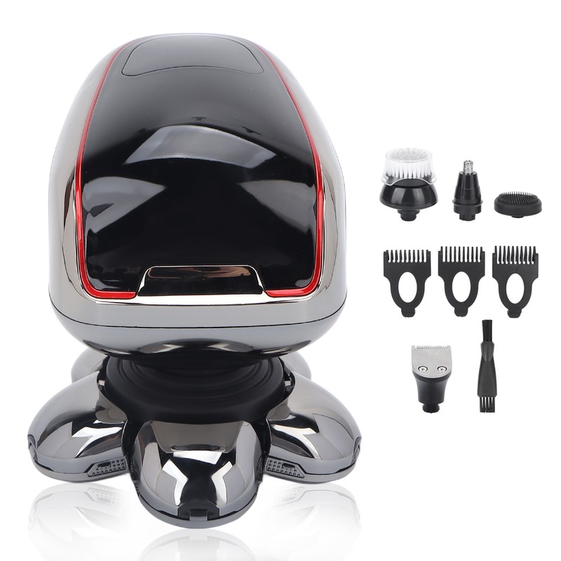 6D Electric Razor 5 in 1 Multifunctional Men Rechargeable Bald