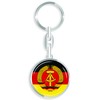 daged DDR East Germany Key Fob Metal Key Ring 3D