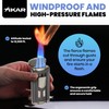 Xikar HP3 Triple Jet Flame Butane Torch Lighter, Silver |