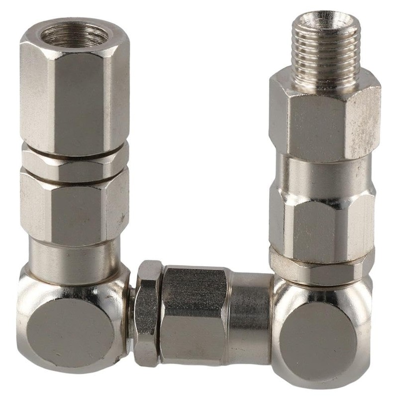 napkery 1/4 Z-Type Rotary Joint Paint Sprayer Pump Accessory 1/4"(M)
