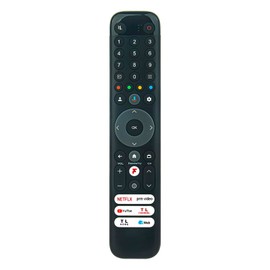 Replacement Voice Smart Remote RC833-GUB1, Fit for TCL 2023 2024 C64K C65K P75 QLED Smart TV 4K UHD And0ird TV 43C645K 50C645K 55C645K 65C645K 75C645K 85C645K 98C655K 85C655K 75C655K 65C655K 55C655K