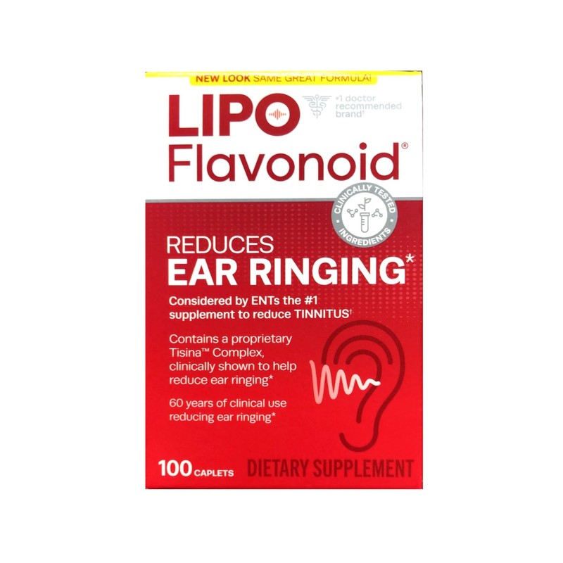 Lipo-Flavonoid Plus Dietary Supplement, For Ear Health 100 ea Pack