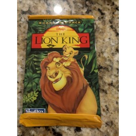 THE LION KING SKYBOX(MOVIE) SERIES 1 TRADING CARD PACK 1 PACK FROM FACTORY BOX