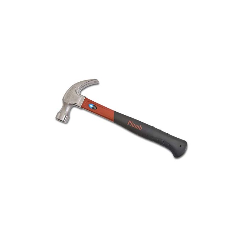 Plumb 20 oz. Pro Series Curve Claw Hammer with Fiberglass