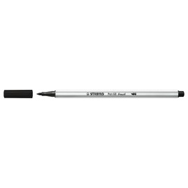 STABILO Pen 68 Brush Marker, Black