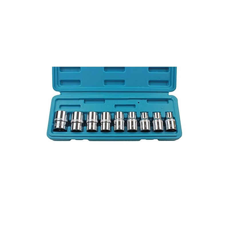 Bergen 9pc 1/2 Female Torx E-TRX Star Socket Set B1194