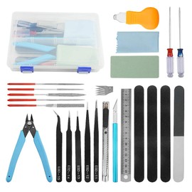 WMYCONGCONG 24 PCS Compatible with Gundam Model Tools Kit Hobby Building Tools Craft Set for Basic Model Building, Repairing and Fixing