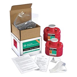 Stericycle Sharps Mailback System, Screw On, Plastic 1G2V4-1 Each