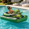 Inflatable Tank Pool Float for Water Play - Camouflage Ride-On
