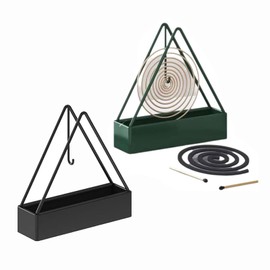 Portable Mosquito Coil Holder, xlwen Pack of 2 Mosquito Coil Holder, Mosquito Coil Holder, Mosquito Coil Holder, Portable Mosquito Coil Holder for Home, Camping, Outdoor Use