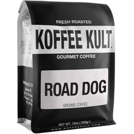 Koffee Kult Road Dog Dark Roast Coffee (ground coffee,12oz)
