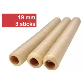 SALVIGAR Collagen Casings Dry 19mm / 50ft Lenght for stuffing 35 Lb 270 sausages 3 sticks