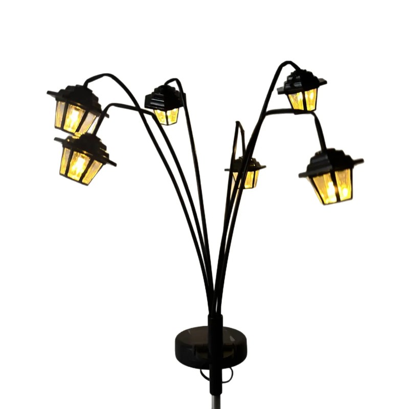 Solar Hanging Lanterns for Outdoor Decor – 4-Pack Warm White