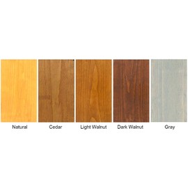 #1 Deck Premium Wood Fence Stain and Sealer - Semi-Transparent Fence Sealer (1 Gallon, Gray)