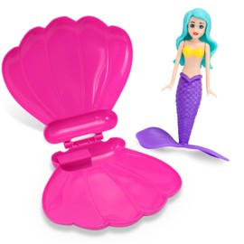 Pool Diving Toy Set, Diving Mermaids, Swimming Pool Accessories & Kids Pool Toys, Diving Games Training Children's Gifts, Little Mermaid Party Supplies & Water Toys for Kids Aged 5 & Up (Purple)