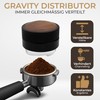 WERKSTOLZ Espresso Distributor 58mm | Höhenverstellbar | Leveler Tool für