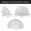 Qlvily 4-Pack Opaque Stick-On Half Shades for 6" Recessed Ceiling