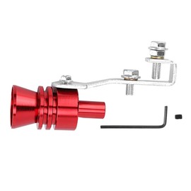 Turbo Sound Whistle for Accord Acura, Red Turbo Sound Whistle Muffler Exhaust Pipe Simulator Whistle, Aluminum Alloy