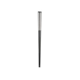 Asahi Koyo W-1101 Chopsticks Dishwasher-Safe, Antibacterial, 8.3 inches (21 cm), Foil Style Checkered, Natural Wood, Made in Japan
