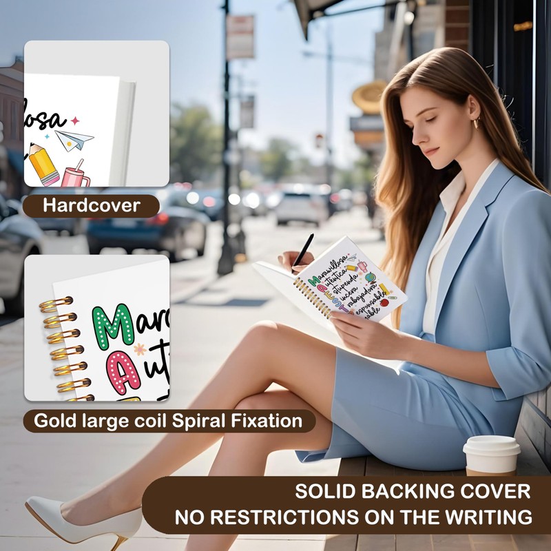 VIIJJUE Spanish Teacher Maestra Appreciation Gifts Notebook, Regalos Para Maestras