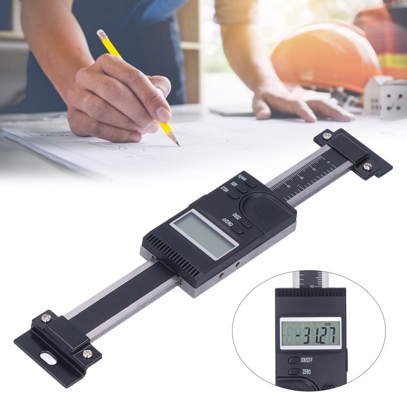 Vertical Vernier Caliper IP45 Waterproof Digital Linear Scale with LCD