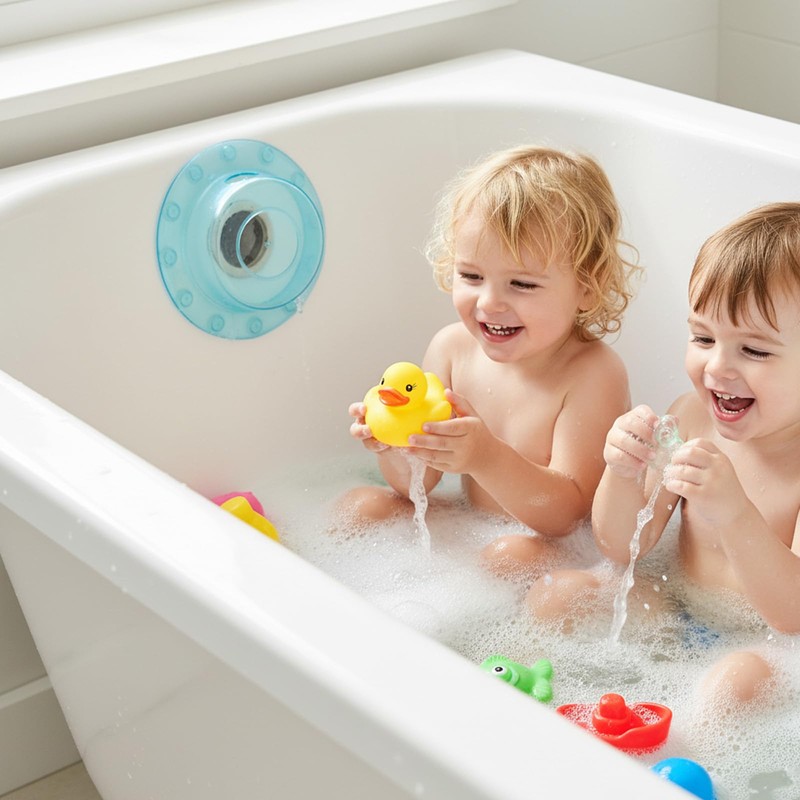 6.1 Inch Bathtub Overflow Drain Cover, Bath Tub Stopper Universal