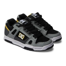 DC Shoes Men's Stag Trainers, Grey yellow, 7.5 Men