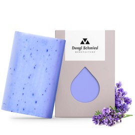 Dungl Schmied Handmade Lavender Soap | Lavender Soap Piece | Scented Natural | Without Palm Oil | Care Soap with Natural Ingredients | Vegan | For All Skin Types