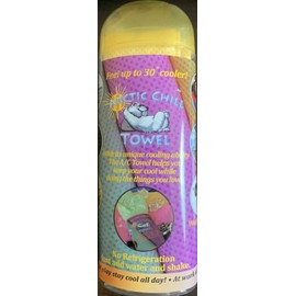 Arctic CHILL TOWEL Cool Towel Cooling Towel Arctic Chill Work Hot Flashes Sports Exercise Gym MS