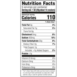 Snack Factory Pretzel Crisps, Gluten Free Everything Flavor, 5 Oz