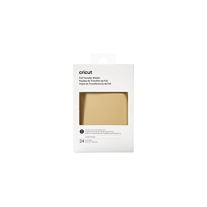 Cricut, foil Transfer Sheet, Gold, 24 Count (Gold)