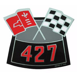 NYRM 427/425 Corvette Air Cleaner Decals with Valve Cover Decals 66-72 USA Made