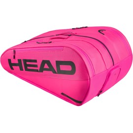 HEAD Tour - Bolsa de raqueta XL (12R) - Capacidad para hasta 12 raquetas, tecnología CCT+ de control climático, 3 compartimentos principales, bolsillo para zapatos y sistema de transporte de mochila