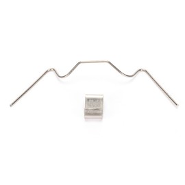 Greenhouse Glass Clips Set Stainless Steel 50x Greenhouse Glazing W Wire Clips and 50x Greenhouse Glazing Z Overlap Clips, Greenhouse Glass Replacement Panels Fixing Clips Repair